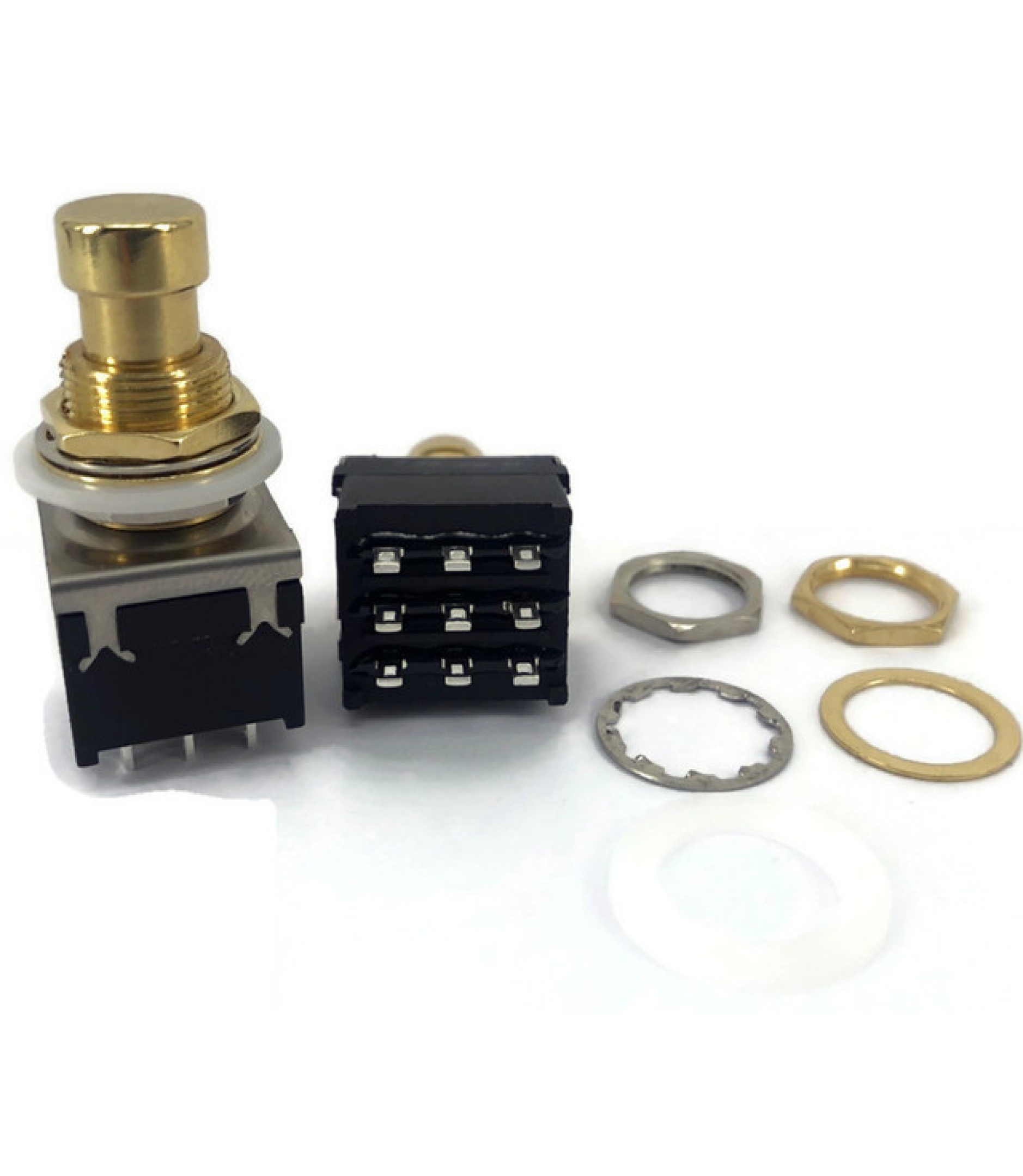 A-5510-2.jpg 3PDT Stomp Foot / Pedal Switch Gold Actuator
