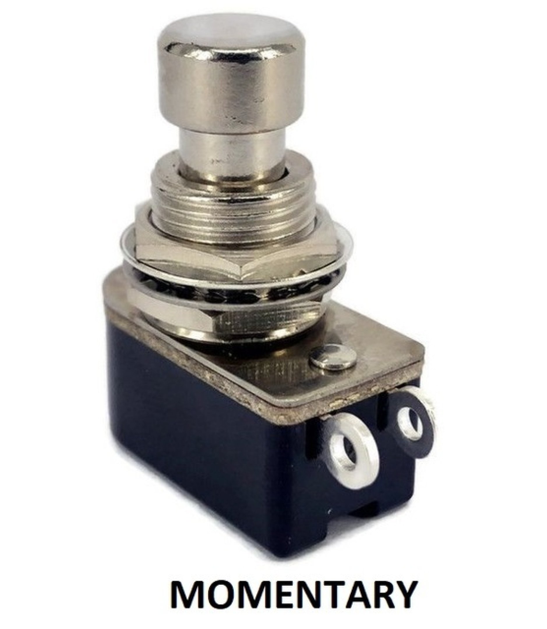 SPST Momentary Full Tone Push Button Stomp Foots / Pedal Switch Short Shaft