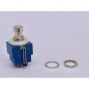 illuminated Push Button Foot Switch 3PDT Purple Color LED
