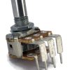 A-5618-5_1.jpg 100Electronics 10K OHM Linear Dual Taper Potentiometer PCB Mount Round Shaft Dia: 6.35mm