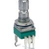 100Electronics 10K OHM Linear Taper Potentiometer Spline Shaft PCB Mount 9mm