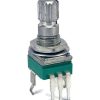 100Electronics 100K OHM Linear Taper Potentiometer Spline Shaft PCB Mount 9mm