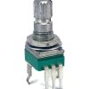 100Electronics 1M OHM Logarithmic Taper Potentiometer Spline Shaft PCB Mount 9mm