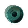 Knurled Aluminum Green Knob Shaft 6.00mm