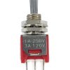 Sub Mini Toggle Switch 2M Series SPDT On-off-On Short Lever PCB Pins