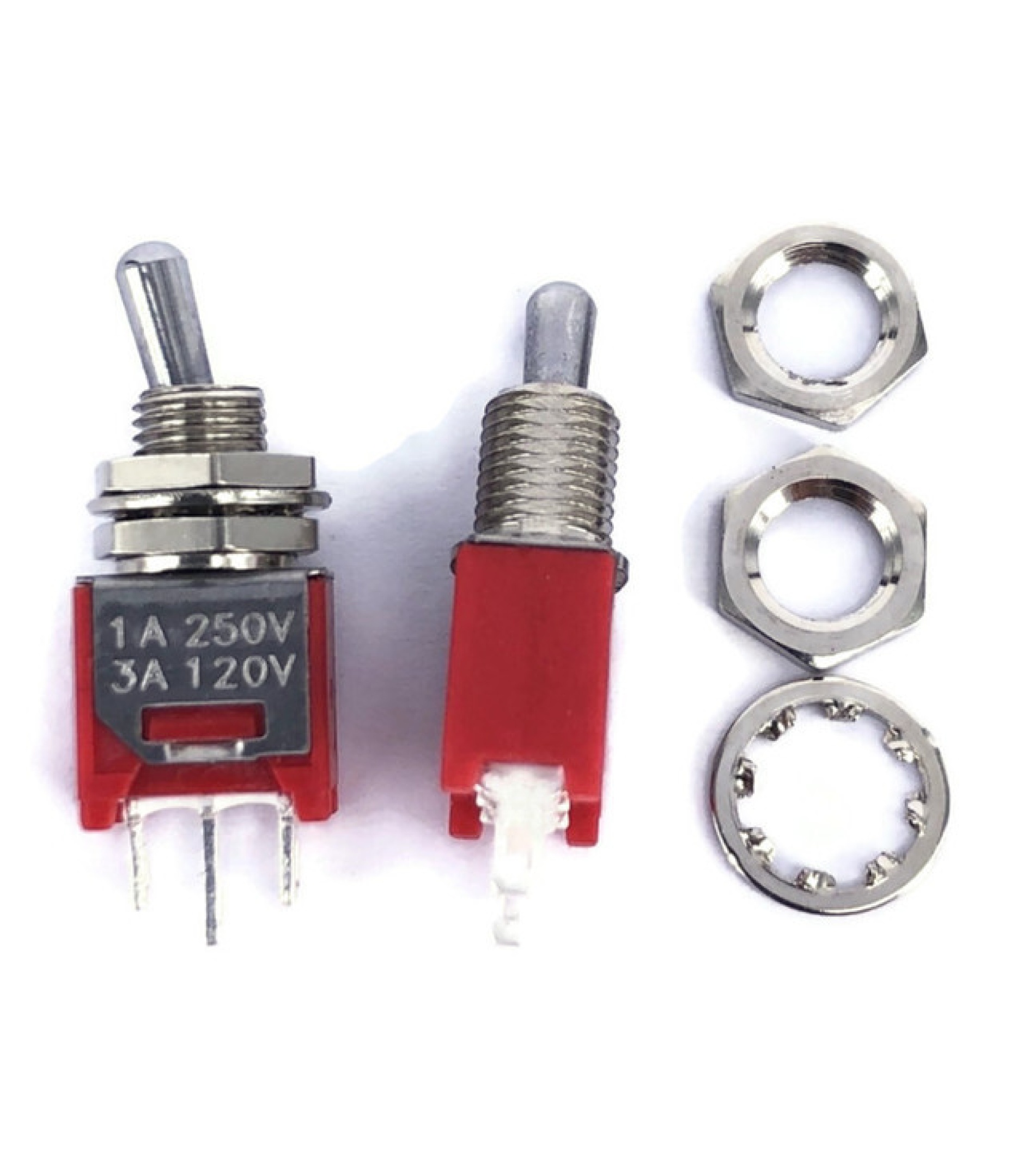 Sub Mini Toggle Switch 2M Series SPDT On-On Short Lever