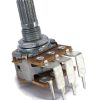 100Electronics 100K OHM Linear Dual Taper Potentiometer Spline Shaft PCB Mount