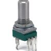 100Electronics 100K OHM Logarithmic Taper Potentiometer Round Shaft PCB 9mm