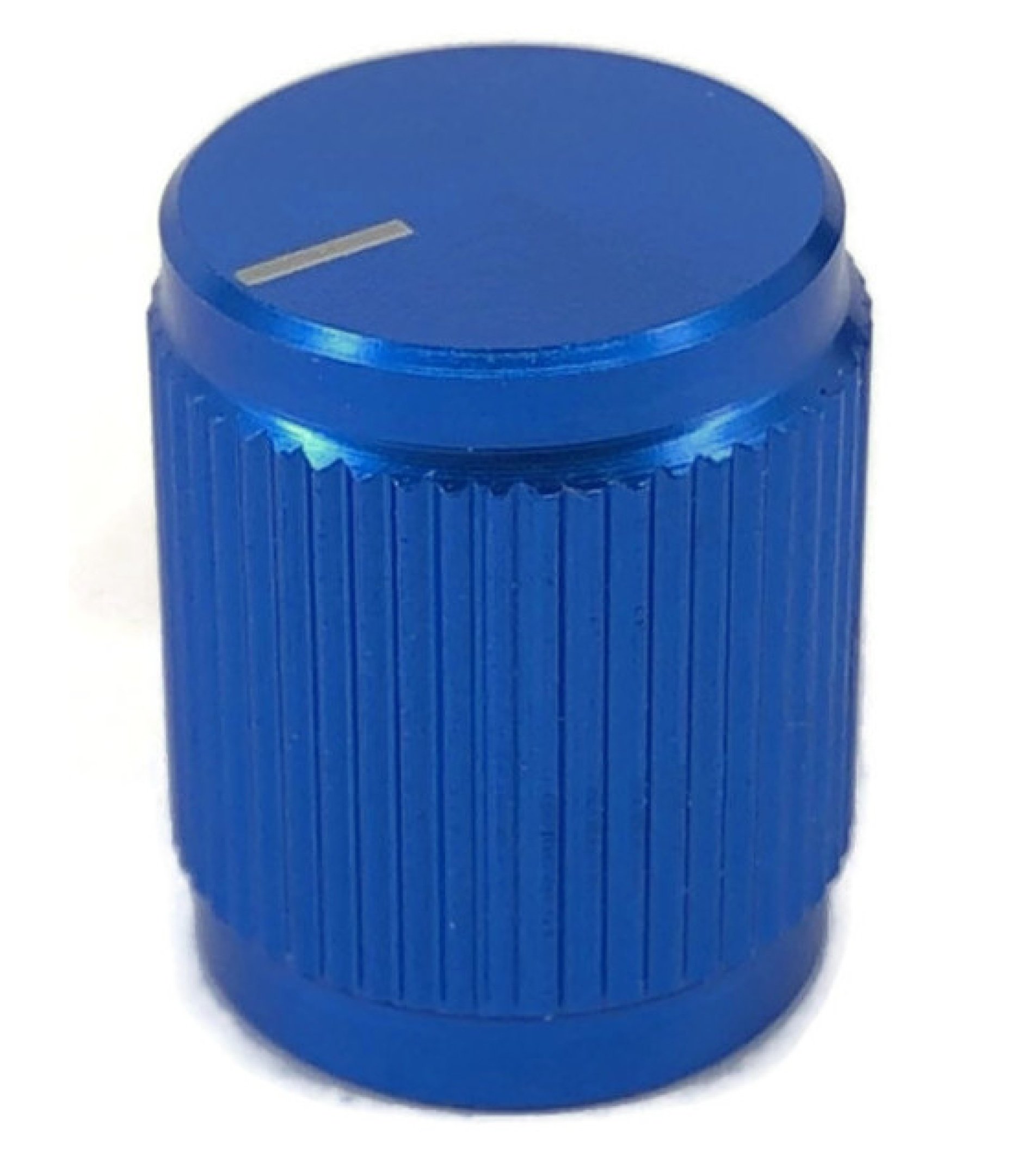 A-5764.jpg Aluminum Control Knurled knob 13x16mm Shaft Hole 6.4mm Blue