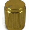 Aluminum Control Knurled knob 13x16mm Shaft Hole 6.4mm Yellow