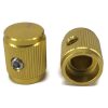 Aluminum Control Knurled knob 13x16mm Shaft Hole 6.4mm Yellow