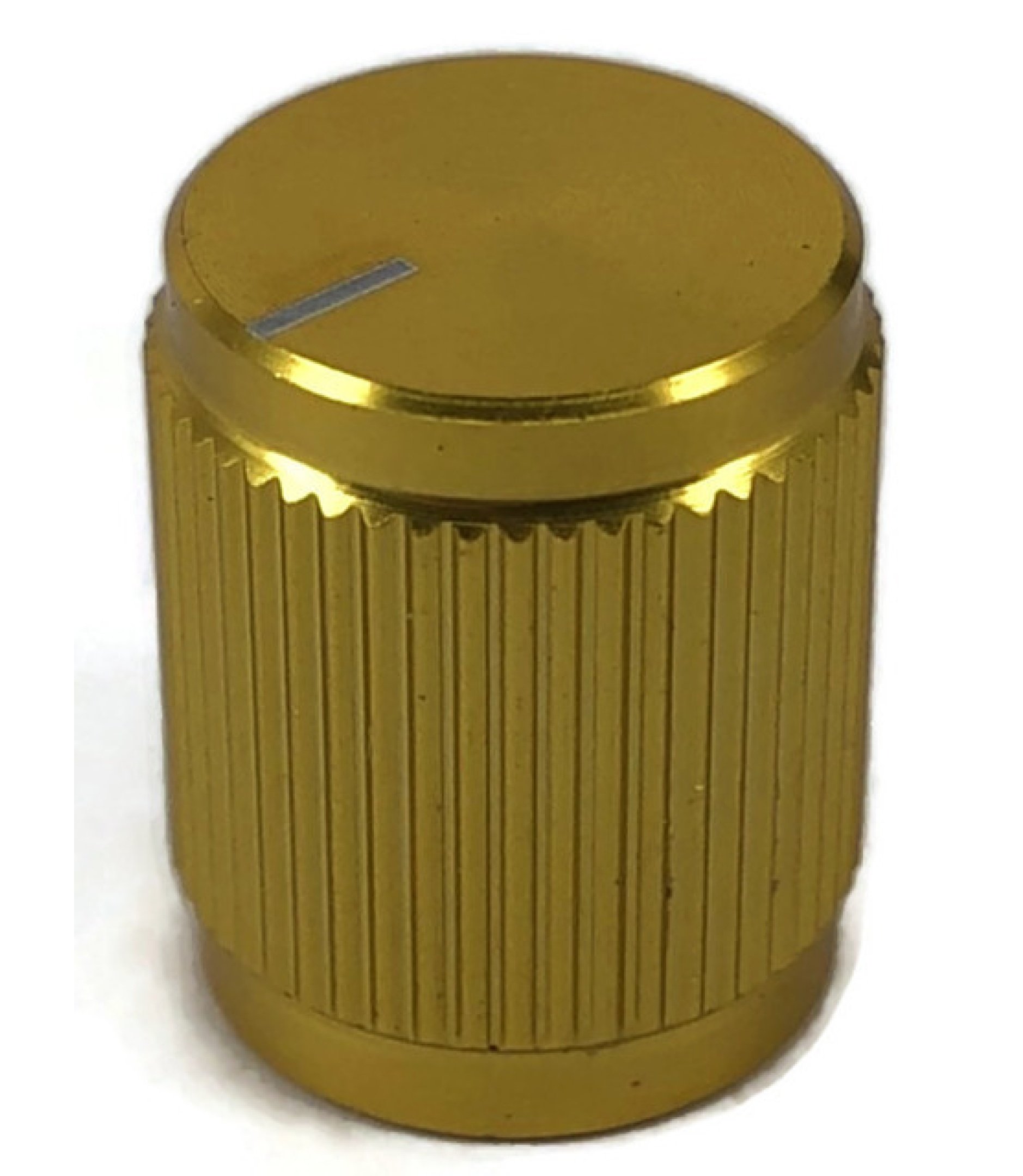 Aluminum Control Knurled knob 13x16mm Shaft Hole 6.4mm Yellow