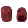 Aluminum Control Knurled knob 13x16mm Shaft Hole 6.4mm Red