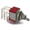 Mini Toggle Switch 1M Series DPDT On-On-On Short Handle Vertical right angle