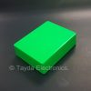 1590BB Style Aluminum Diecast Enclosure Glowing Green