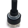 Mini Rotary Switch 2 Pole 4 Position RS16211 20mm