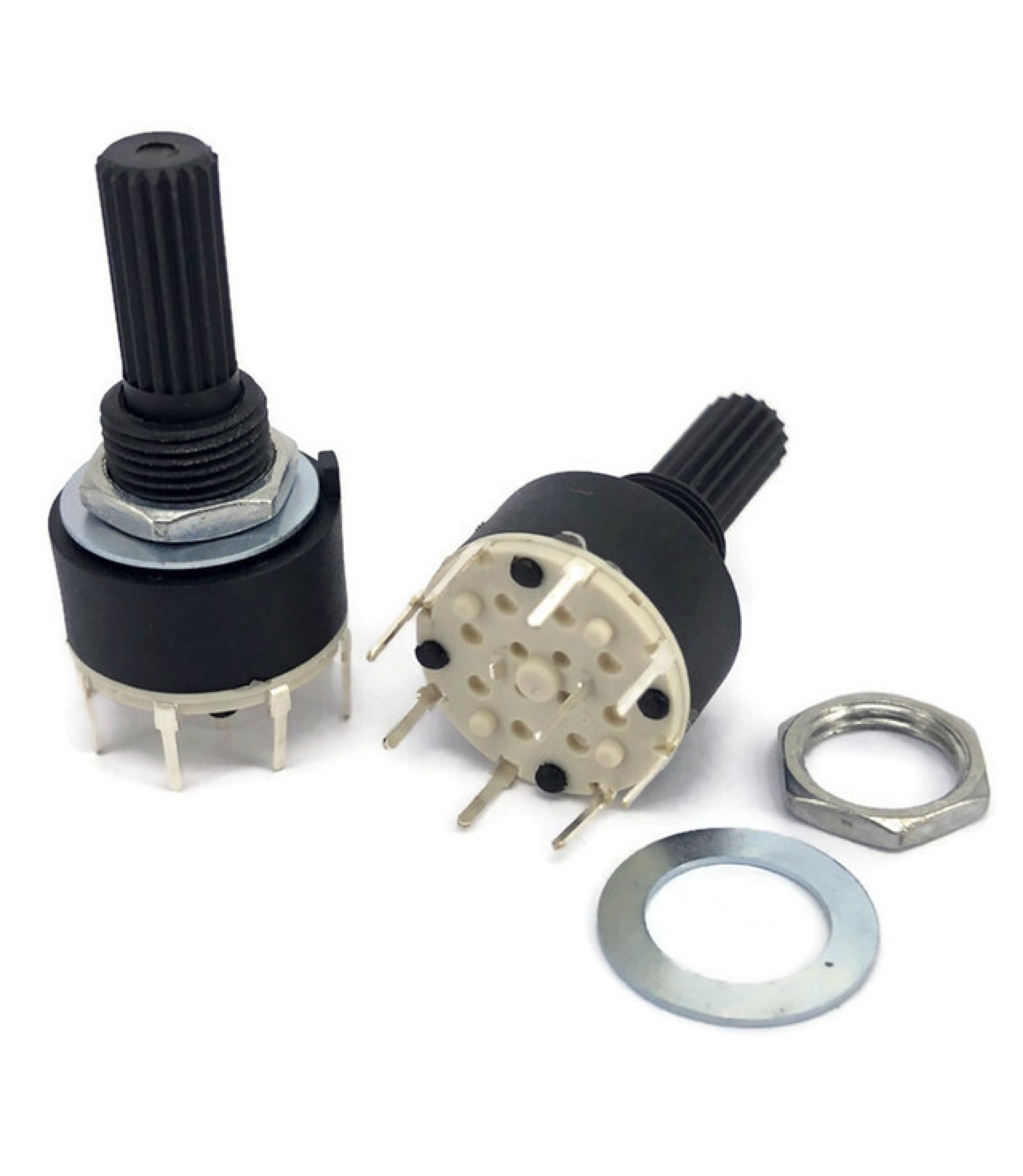 Mini Rotary Switch 1 Pole 8 Position RS16211 20mm