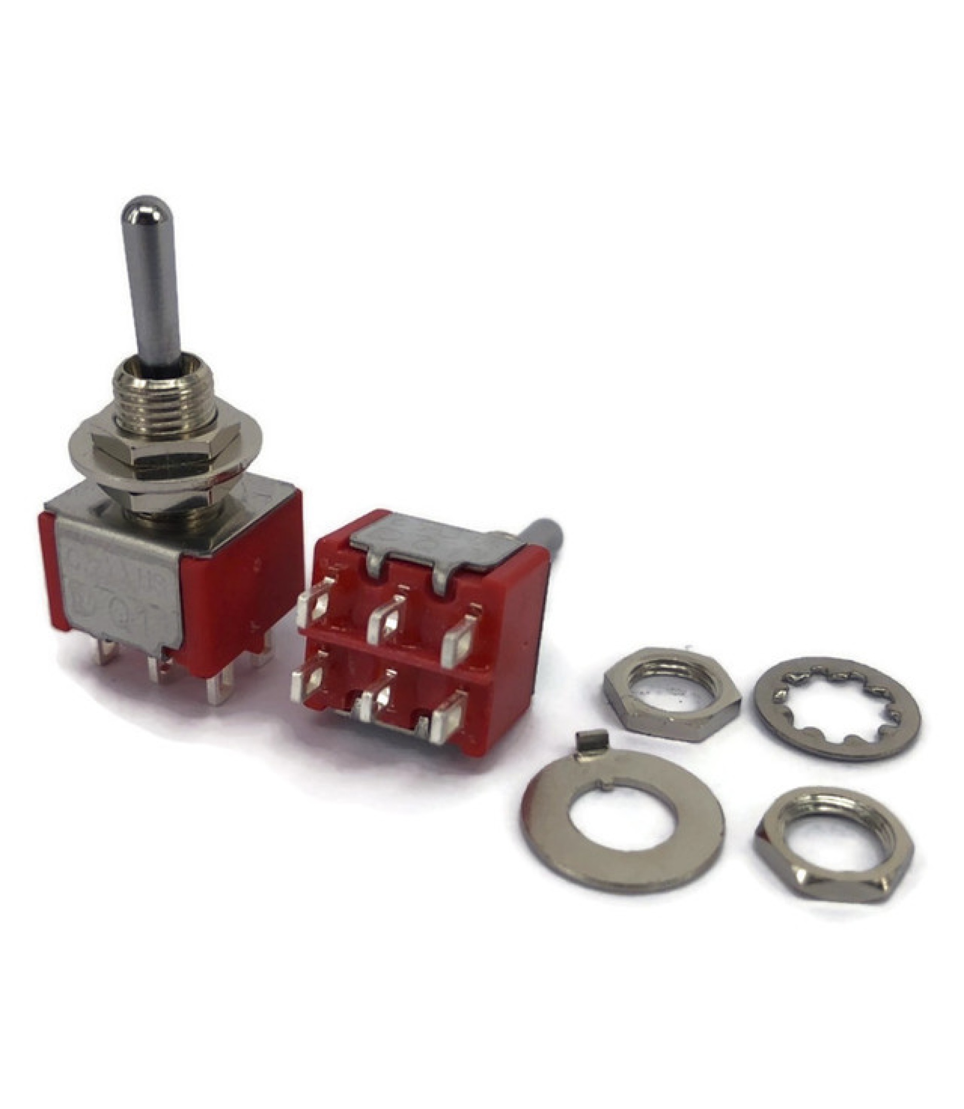 Mini Toggle Switch 1M Series DPDT On-On-On