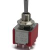 Mini Toggle Switch 1M Series 3PDT Momentary (On)-off-(On)