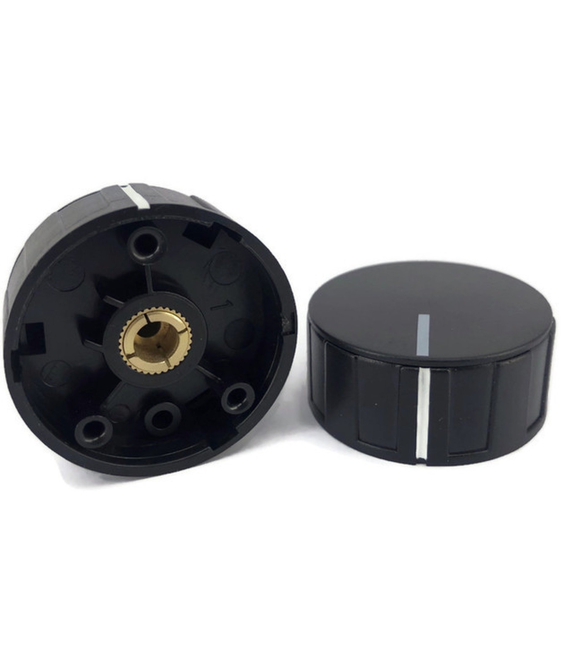 A-5964-4.jpg ABS Plastic Black Knob 39X17mm shaft hole:6.4mm
