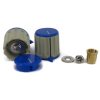 Amplifier Gray Knob Blue top 25X20mm shaft hole 6mm