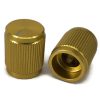 Aluminum Control Knurled knob 13x16mm Shaft Hole 6.4mm Gold