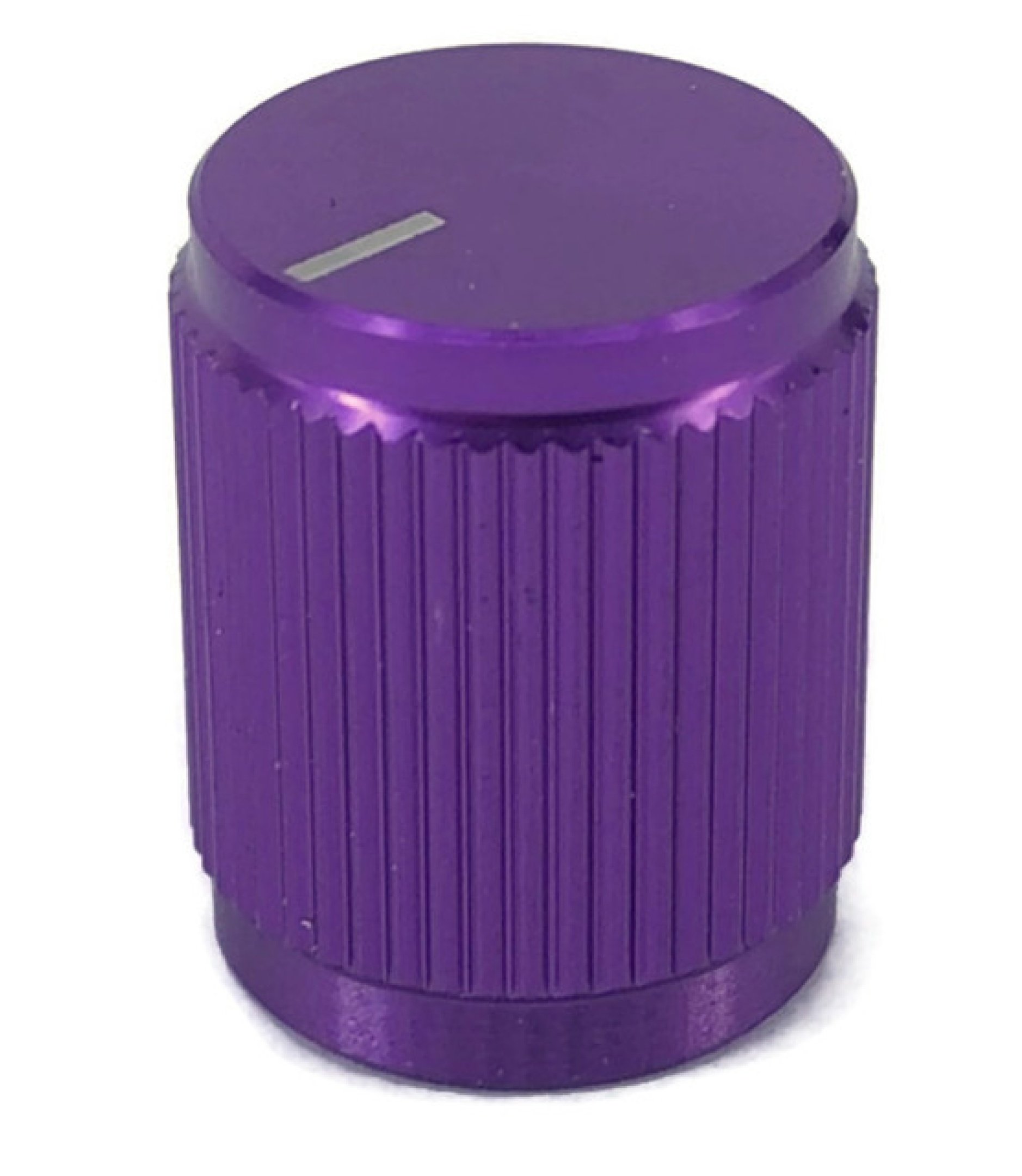 Aluminum Control Knurled knob 13x16mm Shaft Hole 6.4mm Purple
