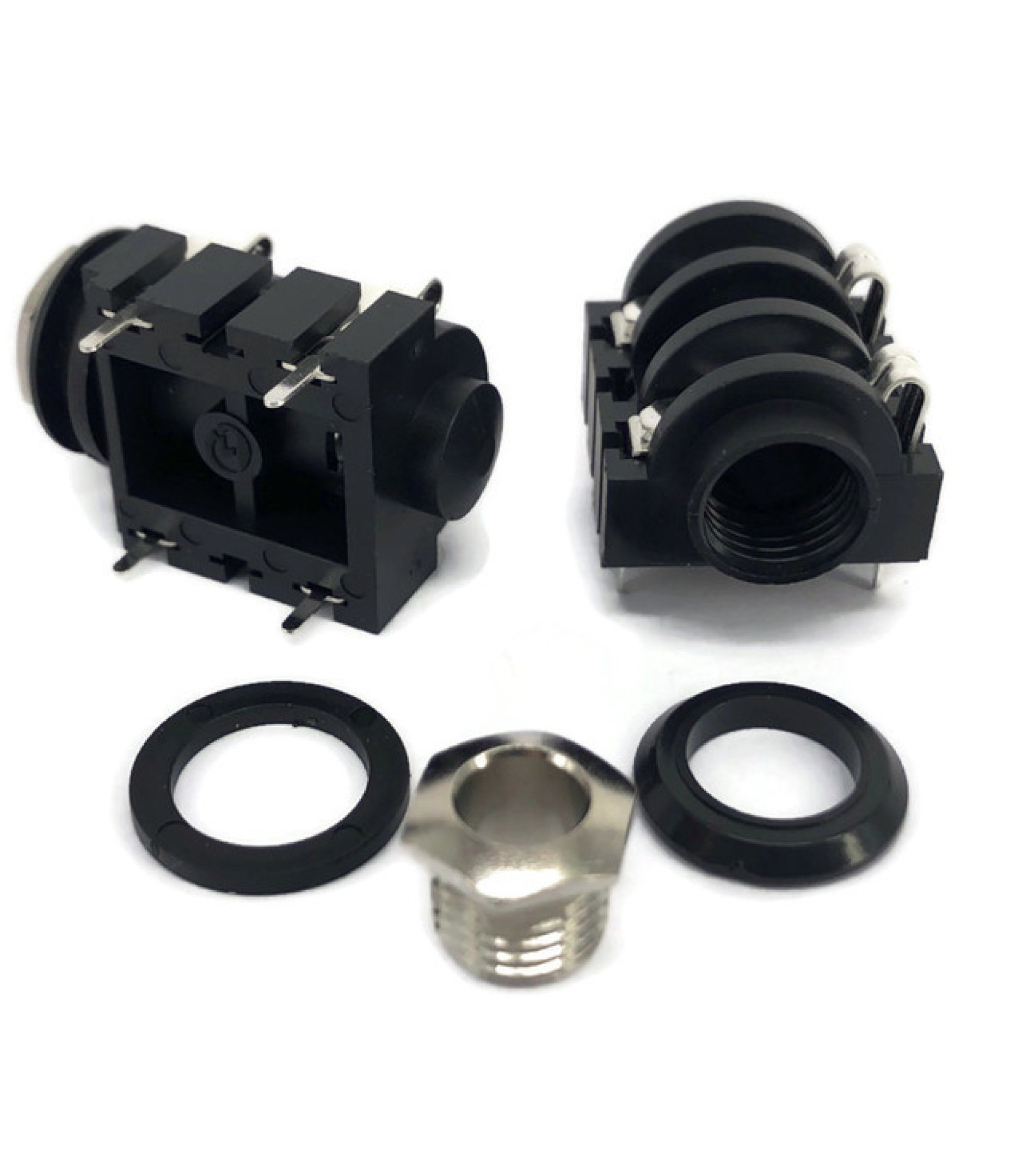 A-6041.jpg 6.35mm 1/4" Mono Insulated Switched Socket Jack PCB Pins