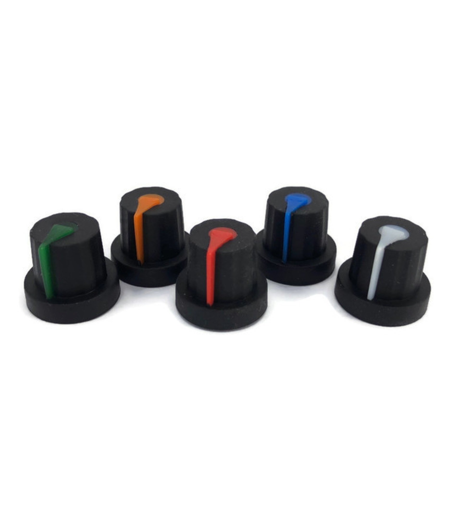 Black knob Blue Pointer 16x14mm shaft hole 6x18T