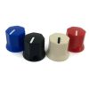 Red Plastic knob 15x14mm D Shaft 6x4.5mm