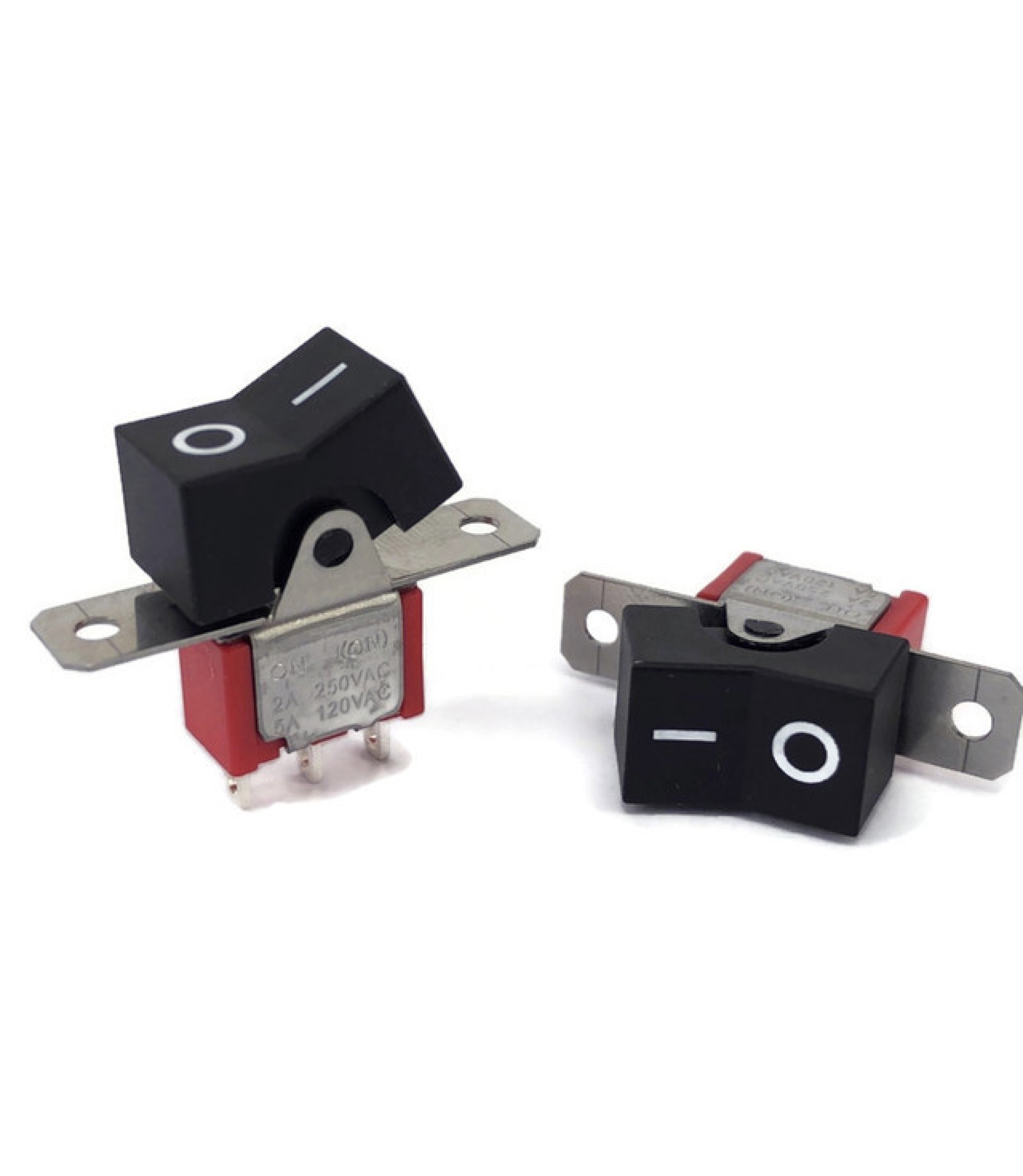 A-6105-1.jpg Mini Rocker Switch Momentary ON-(ON) SPDT Black Actuator with Marking