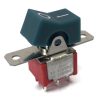 Mini Rocker Switch ON-ON DPDT Green Actuator with Marking