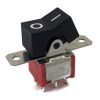 A-6108.jpg Mini Rocker Switch Momentary ON-(ON) DPDT Black Actuator with Marking