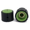 Black knob Green Top 21X16mm