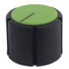 Black knob Green Top 21X16mm