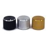 Aluminum Silver Knob 10x8mm Spline Shaft 6mm