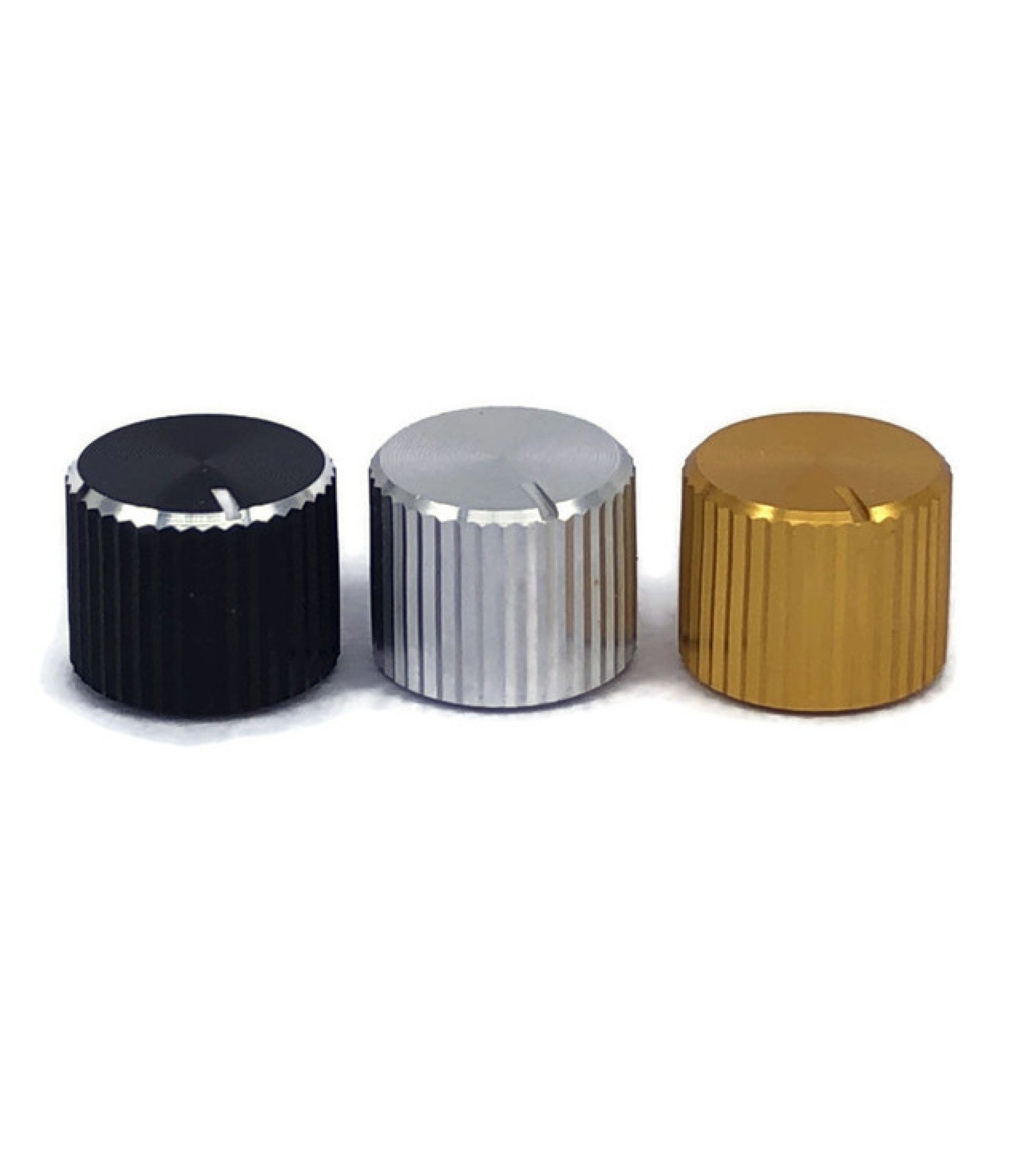 Aluminum Gold Knob 10x8mm Split Shaft 6mm