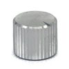 Aluminum Silver Knob 10x8mm Spline Shaft 6mm