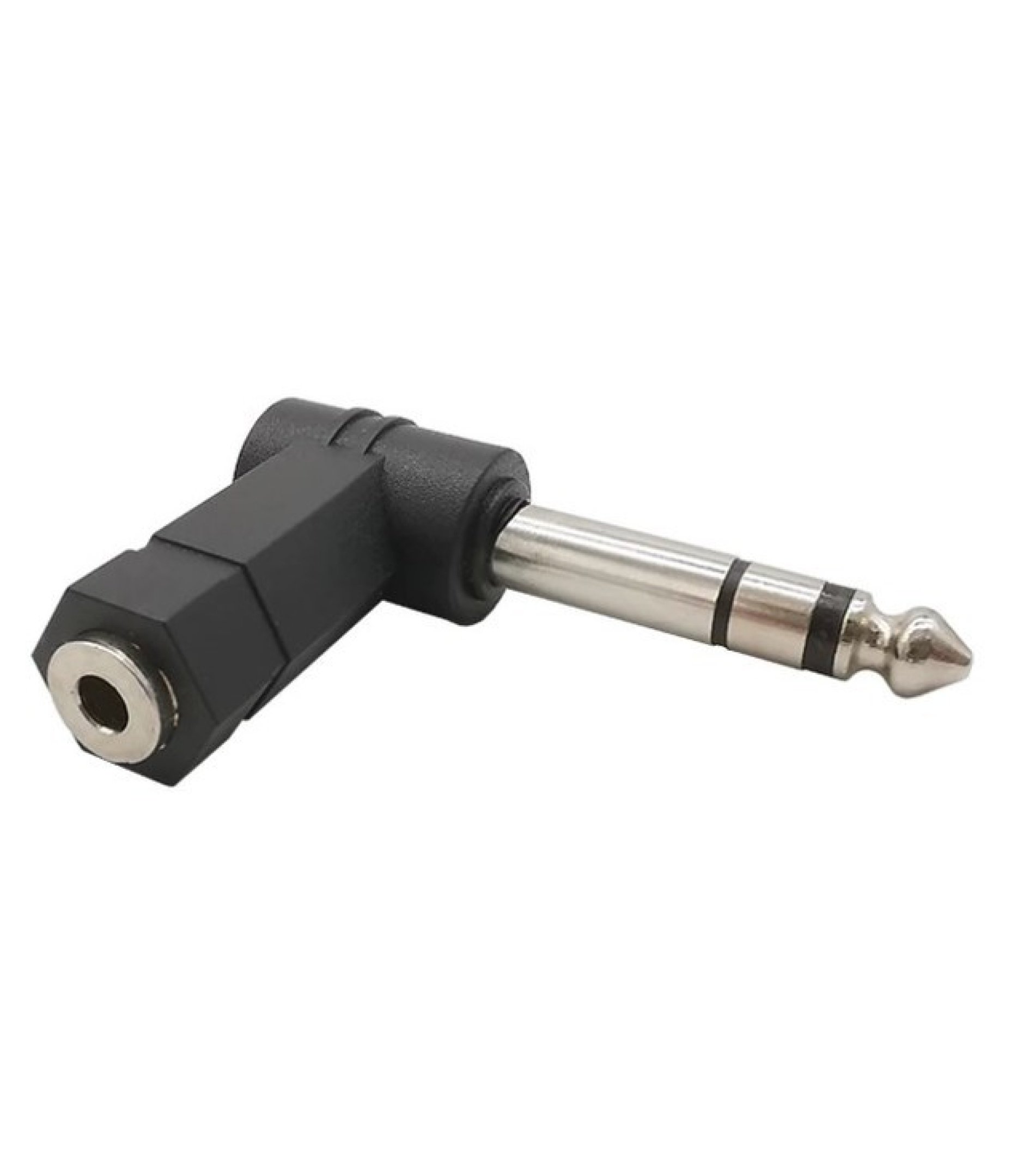 A-6135-1.jpg 6.35mm 1/4" STEREO to 3.5mm Jack Right Angle Adaptor