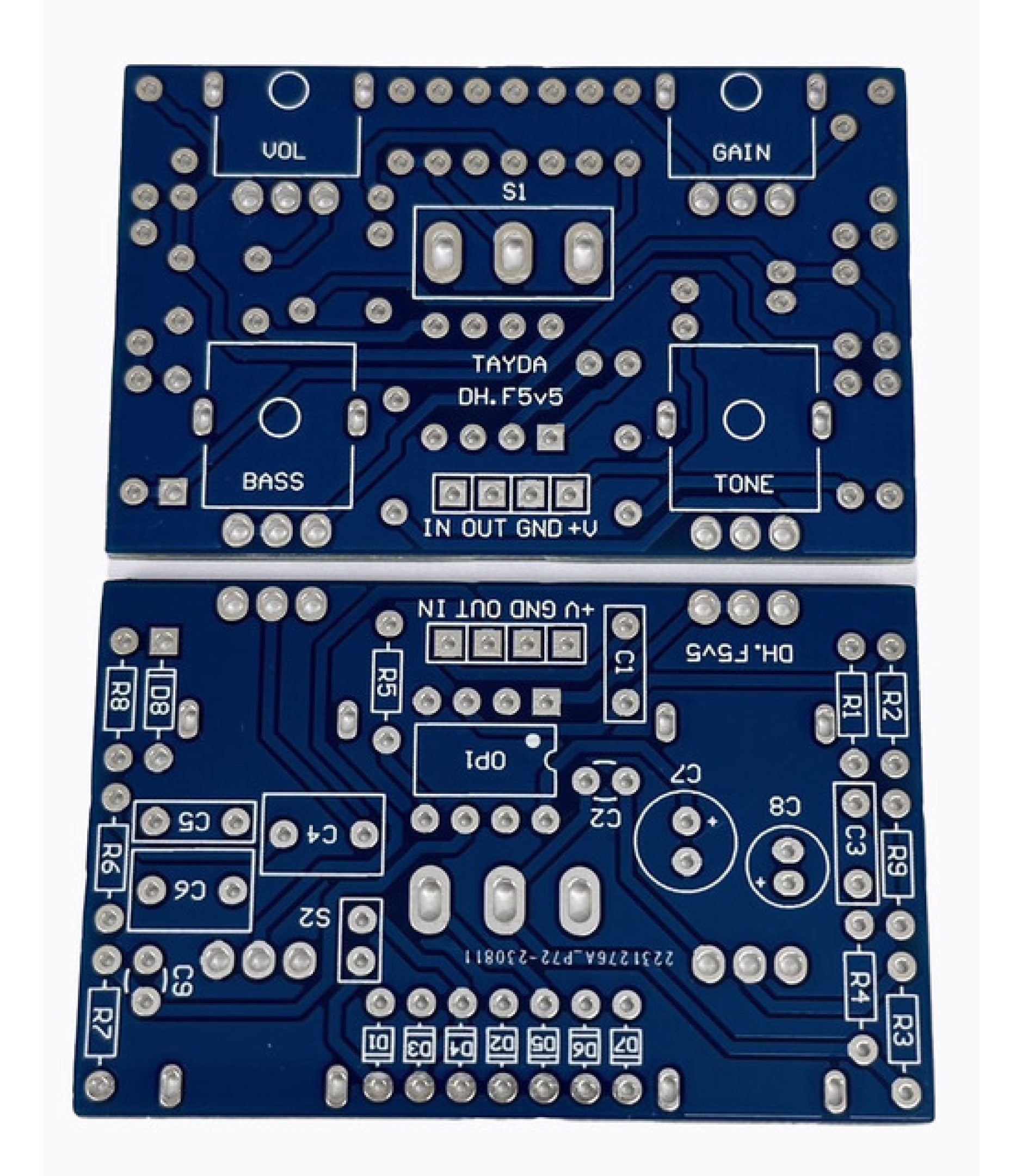 Timmy Overdrive and OD Eleven DIY PCB Guitar Effect