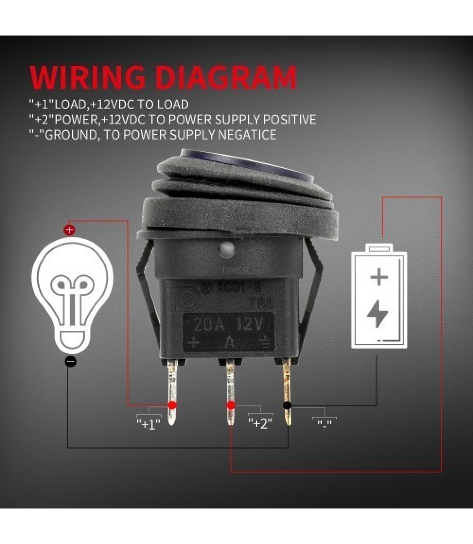 A-6168-2.jpg Round Waterproof Rocker Switch Blue ON/OFF SPST Panel Mount LAMP 12V