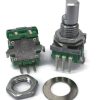 ROTARY ENCODER 11mm 20 Detents D shaft With Switch Vertical