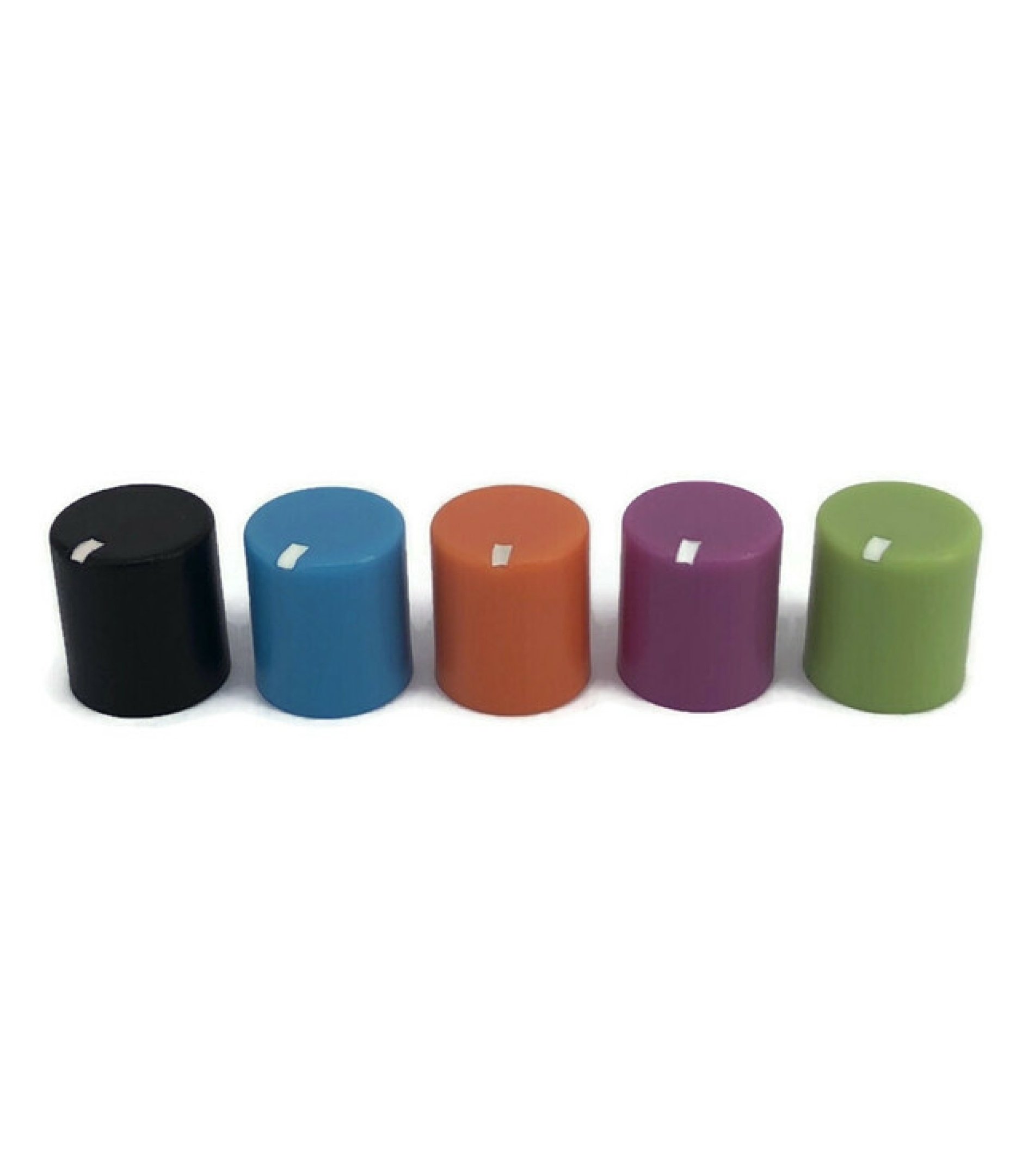 Black control knob 9.8x11mm Shaft hole 6x18T