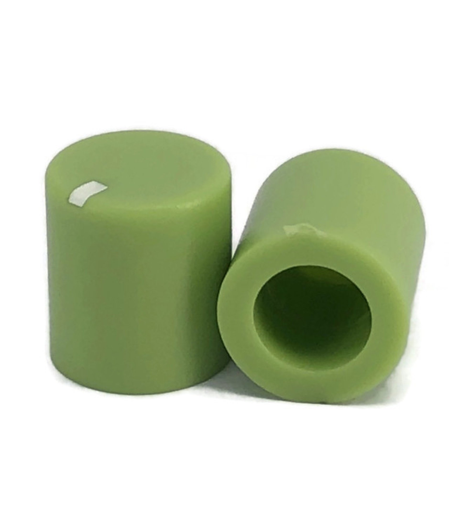 Green control knob 9.8x11mm Shaft hole 6x18T