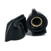 Chicken Head Black Knob 23x14mm Shaft 6.4mm