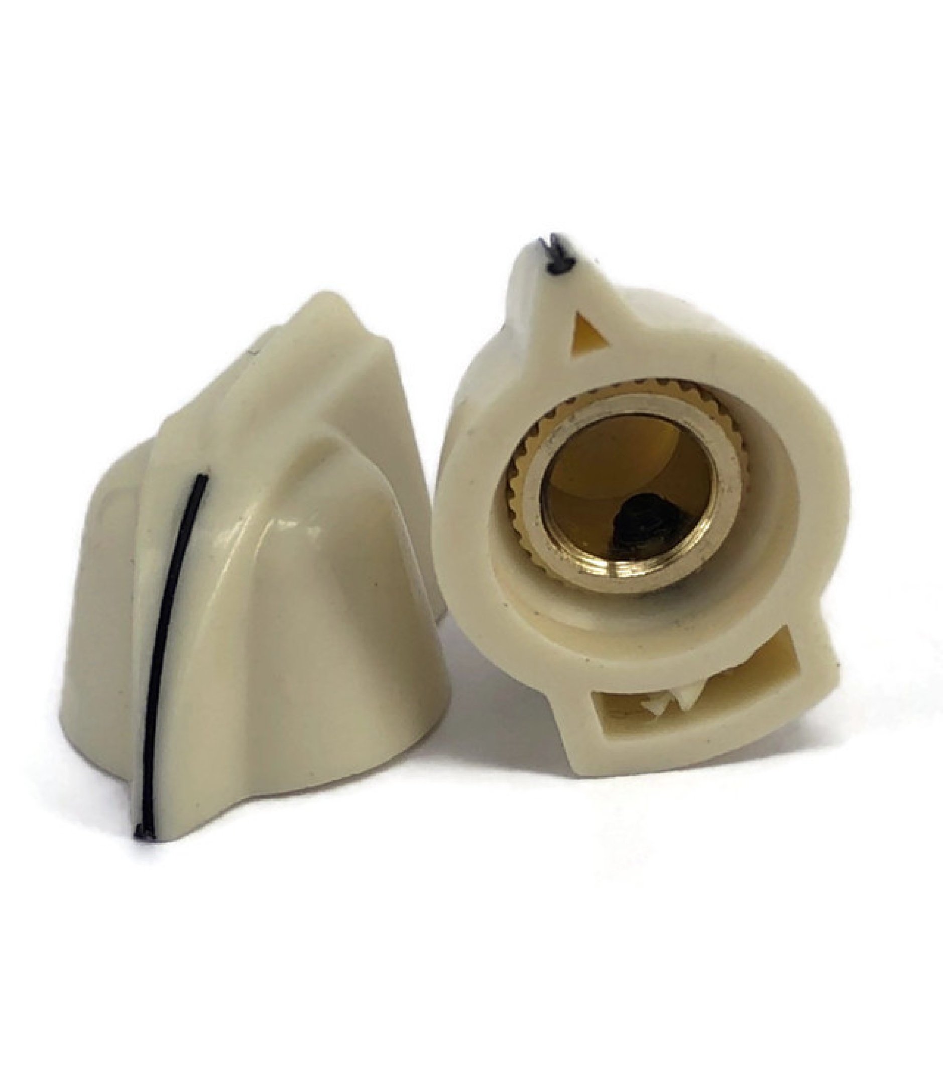 Chicken Head Cream Knob 23x14mm