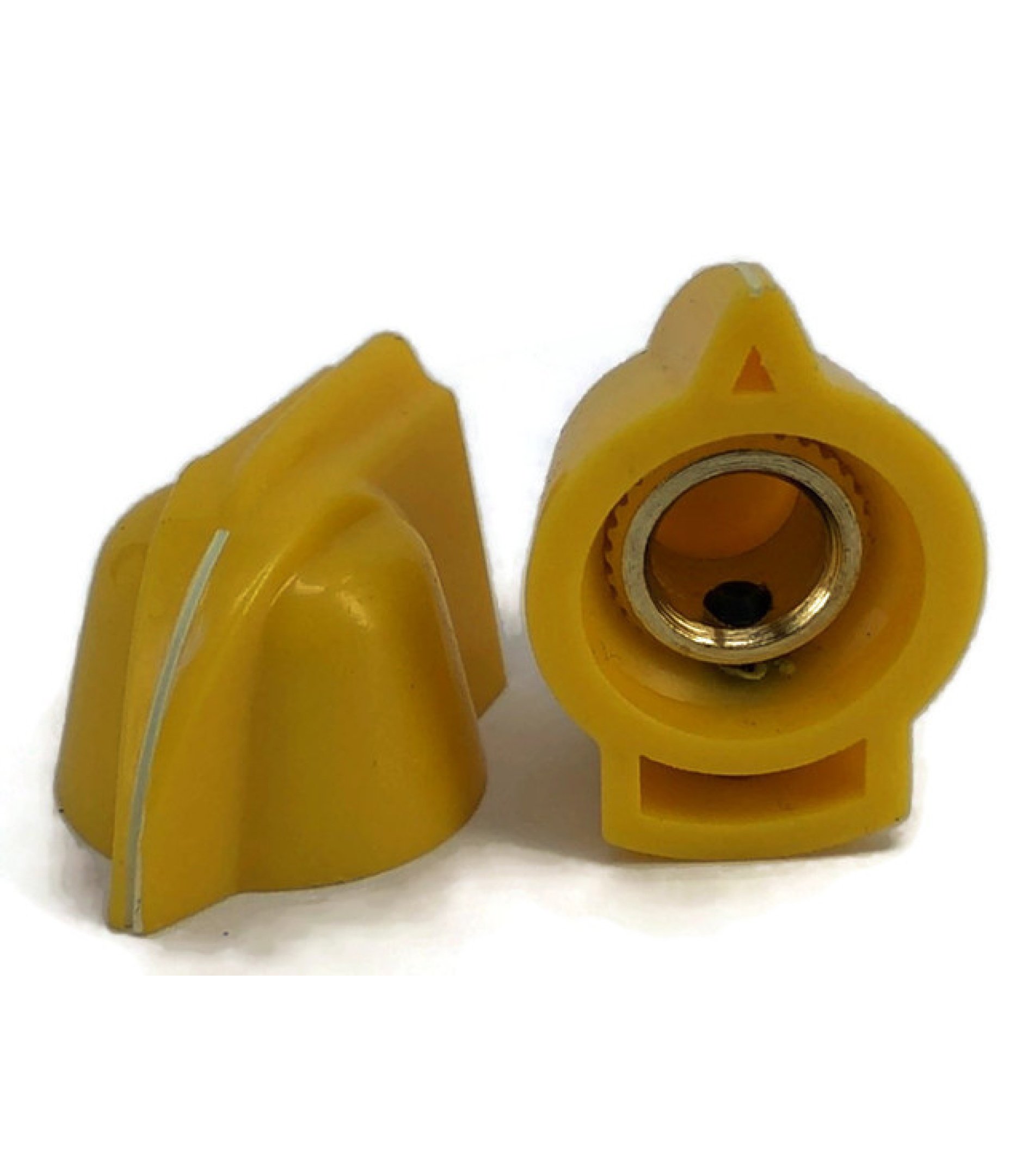 Chicken Head Yellow Knob 23x14mm