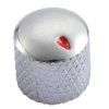 Silver Control Knob 16x15mm Shaft 6x18T
