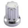 Silver Control Knob 13x17.5mm Shaft 6x18T