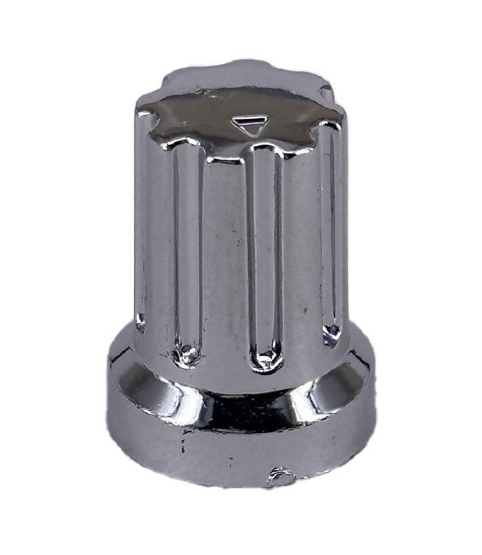 Silver Control Knob 13x17.5mm Shaft 6x18T